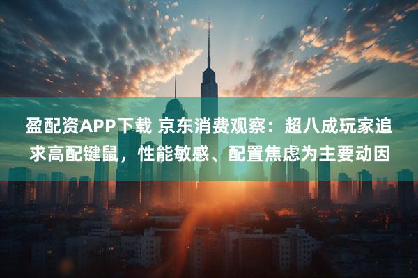 盈配资APP下载 京东消费观察：超八成玩家追求高配键鼠，性能敏感、配置焦虑为主要动因