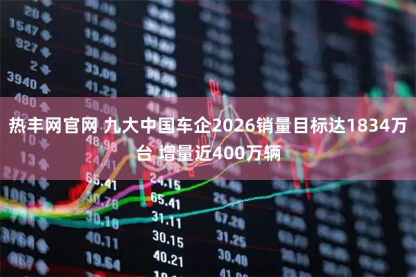 热丰网官网 九大中国车企2026销量目标达1834万台 增量近400万辆